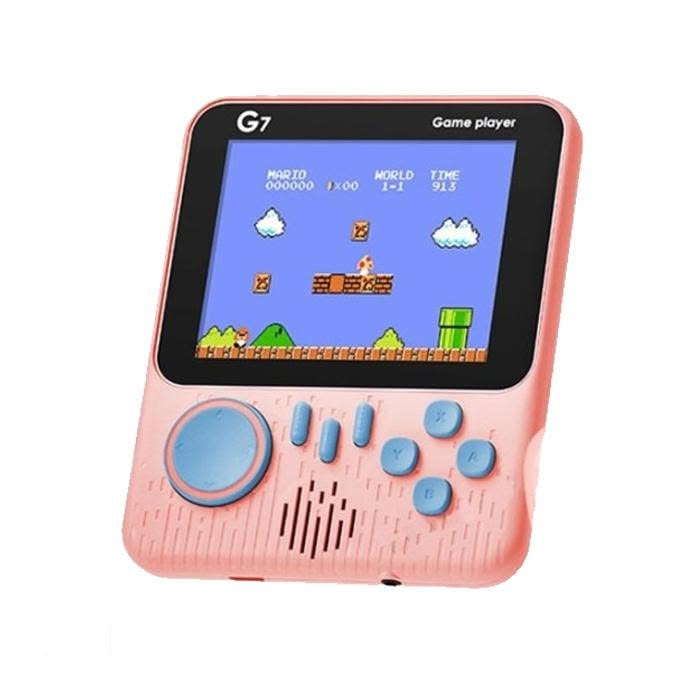 🎮 **جهاز G7 GAME BOX** 🎮

استمتع بآلاف الألعاب الكلاسيكية في جهاز واحد، مع تجربة لعب ممتعة تناسب جميع أفراد العائلة.

✅ تصميم صغير وسهل الحمل
✅ يدعم اللعب على شاشة التلفزيون
✅ ألعاب ريترو كلاسيكية جاهزة للعب
✅ شاشة ملونة عالية الوضوح 
✅ بطارية قابلة للشحن لساعات من اللعب

💰 **السعر: 16,000 دينار عراقي فقط**

📦 توصيل إلى جميع المحافظات.

🛒 **RED MARKET**
راسل الصفحة الآن واحجز جهازك قبل نفاد الكمية! 🎮

داخل بغداد: 3,000 د.ع
جميع المحافظات: 5,000 د.ع
📩 للطلب والاستفسار:
📷 إنستغرام: red_market131
📱 اتصال: ***********
