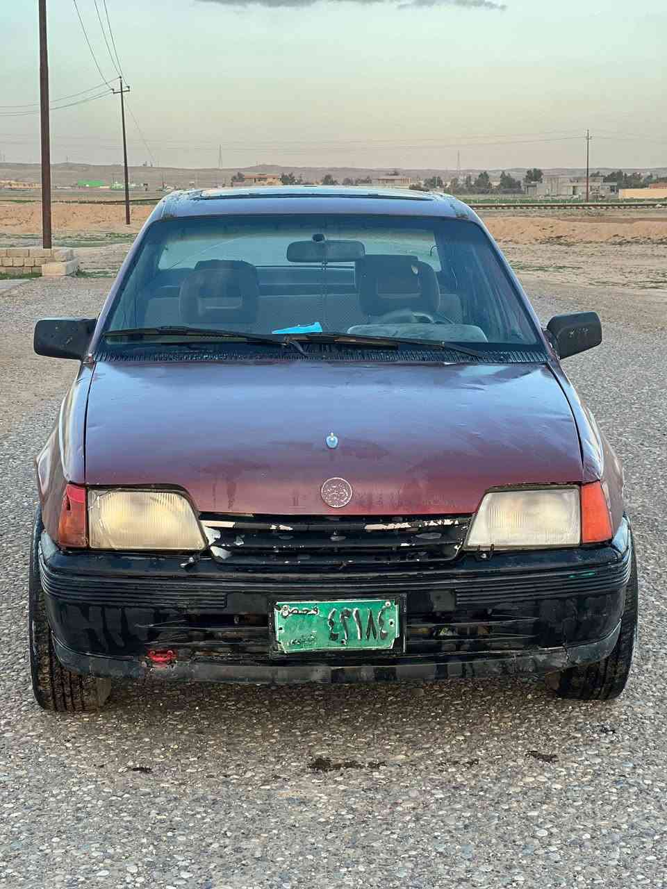 السلام عليكم للبيع فقط بدون مراوس اوبل كاديت موديل 91محرك وكير شرط مال كصه صدر تخم تاير جديد سياره جاهزه سنويه خضره ابيعك حبل مكفوله دوله وعشاير السعر)(9)وبيها مجال جدآ قليل هاتف *********** مكان السياره مفرق الشرقاط
