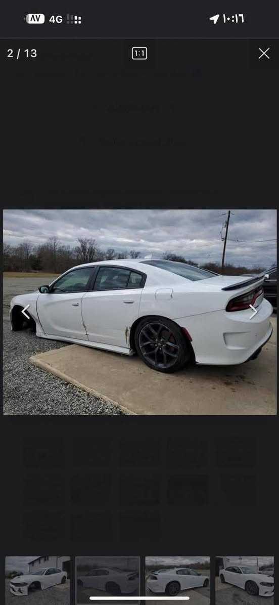 سلام عليكم للبيع فقط 
جارجر فئه GT موديل 2022 اصل وارد امريكي 
رقم بغداد باسمي شخصيا 
محرك 6 سلندر ماشيه 72 الف ميل
 كير ومكينه مكفولات من الفتح 
السياره بدون صبغ بدون تبديل بدون فتح بدون ايرباك بيها تكحيلات بسيطه وصور الحادث موجوده بلمنشور فقط تكحيلات بيها   150ورقه وبيه مجال قليل الاستفسار  عبر هذا الرقم 

مكاني ذي قار المركز 
***********
