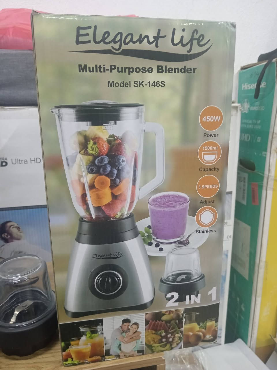 متوفر خلاط اصلي مع الطاحونه ٦ شفرات جديد لوك


**إذا كنت صاحب هذا الإعلان وتريد حذفه لأي سبب، رجاءا أرسل رسالة إلى الدعم الفني**