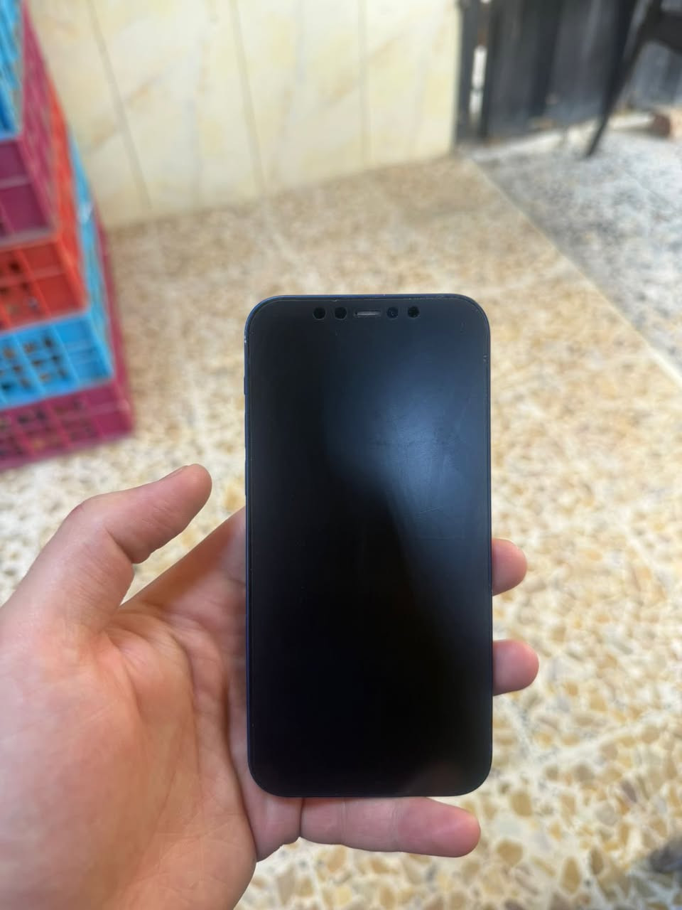 السلام عليكم أيفون 📱
١٢عادي 
بطاريه ٧٦ 
ذاكره ١٢٨ 
الجهاز نضيف 
ما مفتوح 
مكاني بغداد الامين الثانيه 
سعر ٣٧٠ الف 
***********
