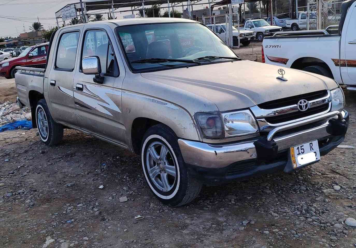 بيك اب تيوتا 2003
بيها صبغات حزام سالمه من الضربه او ضرر رقم انبار 
شاشه داخليه مكان ذي قار *********** 
سعر 80$
