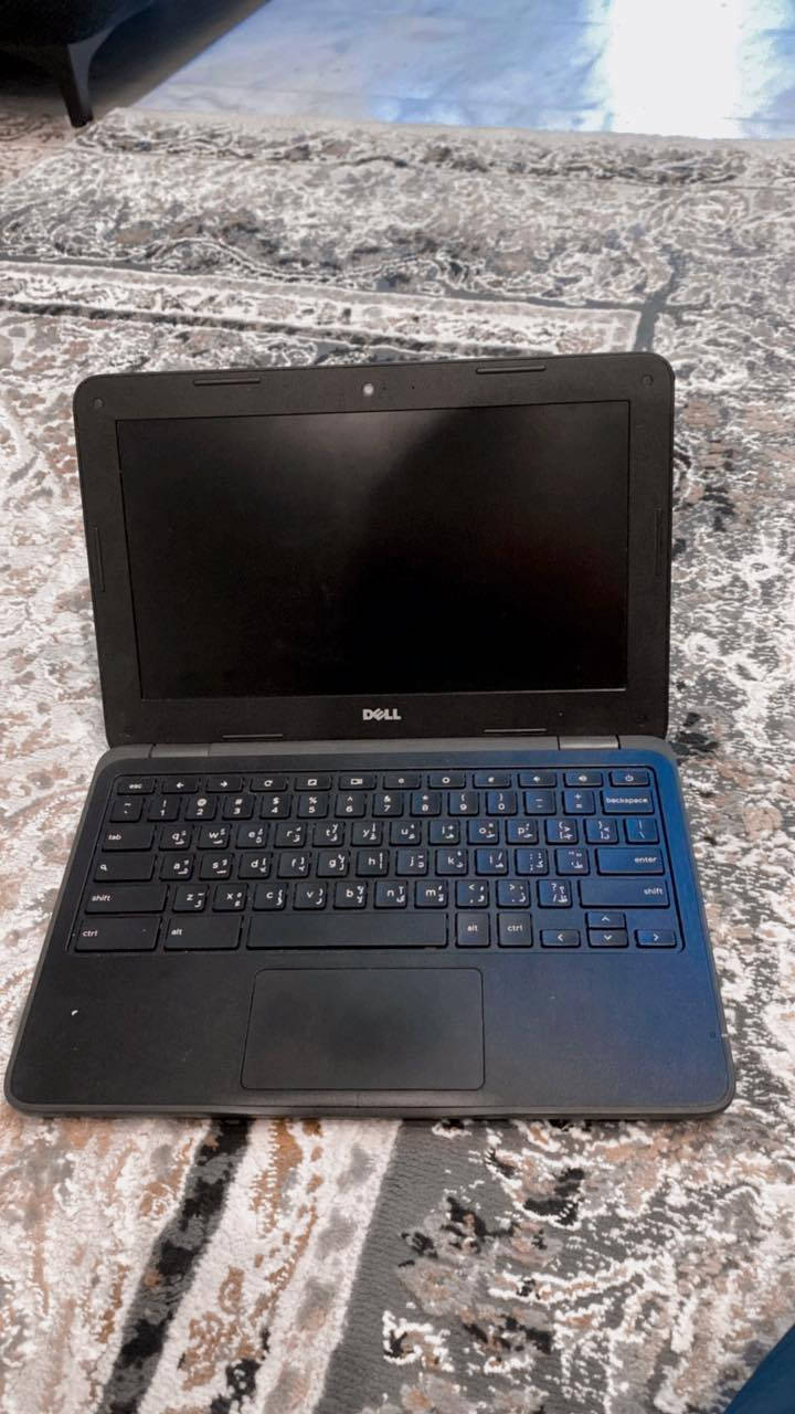بسم الله الرحمن الرحيم.                                                     لابتوب DELL                                                                      المواصفات.                                                                        للستفسار : ***********.                                                        الجهاز Lenovo N22-20 Chromebook هو
لابتوب عملي وخفيف مخصص للدراسة والشغل البسيط. مواصفاته:
,4GB الرام ،Intel Celeron N3060 المعالج
الهارد SSD بسرعة وحجم 16GB، الشاشة حجمها 12 إنج ودقتها HD (بدون لمس)، نظام التشغيل Chrome Os ويدعم كل تطبيقات وألعاب أندرويد لأن بيه متجر كوكل بلاي الأصلي، الكيبورد مطبوع عربي وإنكليزي ويجي
ويا الجهاز شاحن فقط.
مناسب للتصفح والدراسة أونلاين وتشغيل
التطبيقات الخفيفة جداً وغيرها من الأعمال المكتبية اليومية. أي تفاصيل أكثر تريدها
بلغني!
