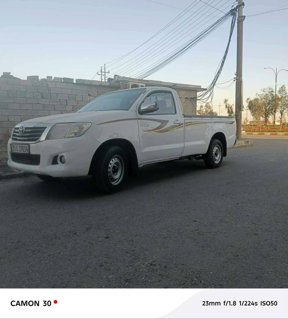 2014تویتا هایلوکس.. بێ بۆیاخ .مەکینەی نەکراوەتەوە .سەنەوی تازەیە بەناو خۆمانە  سعری173$ ژمارەی خاوەنی ***********...سەیارەکە هی من نیە تەلەفۆ بۆ خاوەی بکەن السليمانية, العراق
