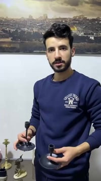 ٢ شمعدان • شمعدان أسود • لمسة أنيقة