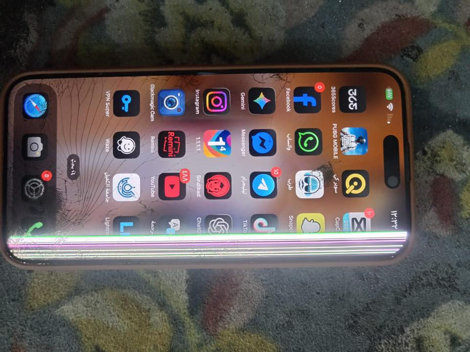 سلام عليكم ايفون 15برو ماكس للبيع جهاز مثل مشوف محتاج شاشه وضهر  والمس مالته كلش طبيعي اصفح والعب ببجي لايعلك وولا شي مع الكارتونه موجوده بطاريه ٨٦ نموذج Mكله مكفول واصل الشركه بس شاشه وضهر مكاني نجف علما الجهاز وصل بشارع الغدير اكو المحلات طوني بي ٤٠٠وصل ٤٣٠الله شاهد
 رقمي ***********
