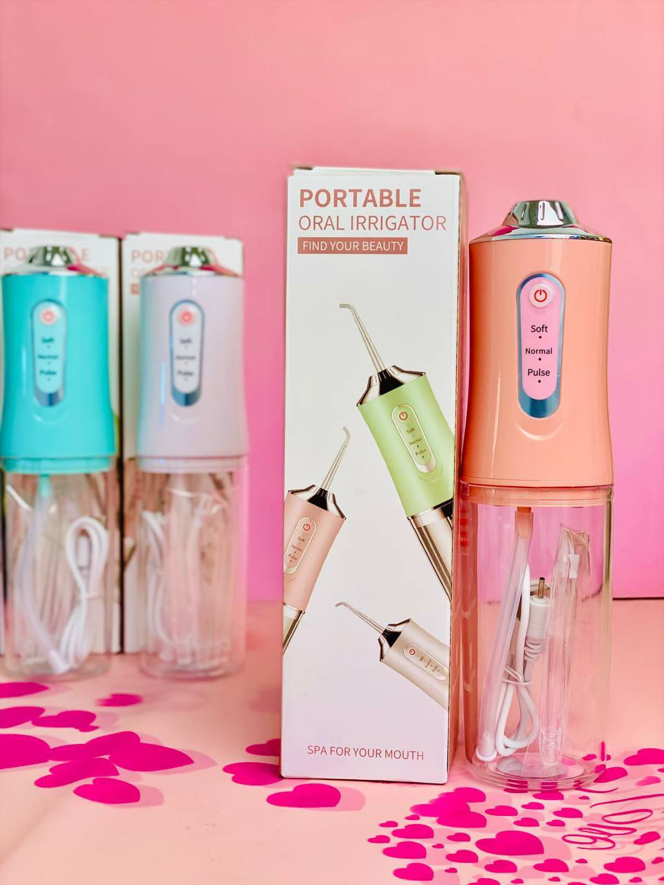 جهاز الخيط المائي،💯
Water flosser 
لتنظيف الأسنان والعناية بها 🦷🦷
يزيل الترسبات والجير ورائحة الفم .
ينصح به اطباء الأسنان لفعاليته في التنظيف العميق للجميع
مفيد ايضا للتقويم وتركيبات الأسنان وأصحاب الابتسامة 
شحن ⚡️⚡️ يدوم ل 30 يوم تقريبا
شحن عن طريق شاحنة الهاتف ❤️
خزان ماء 350 مل يكفي لاستعمال كامل ❤️
انماط متعددة لدفع الماء مناسبة لجميع انواع اللثة ❤️
عدة رؤوس وعدة سرع تتحكم بيها
مناسب للكبار وللأطفال ايضا
بطارية 3500 مل امبير ايون ليثيوم تكفي شهر كامل الشحنة الواحدة ♥️

السعر 18  الف
🚘يوجد خدمة توصيل لجميع محافظات العراق🚘


**إذا كنت صاحب هذا الإعلان وتريد حذفه لأي سبب، رجاءا أرسل رسالة إلى الدعم الفني**