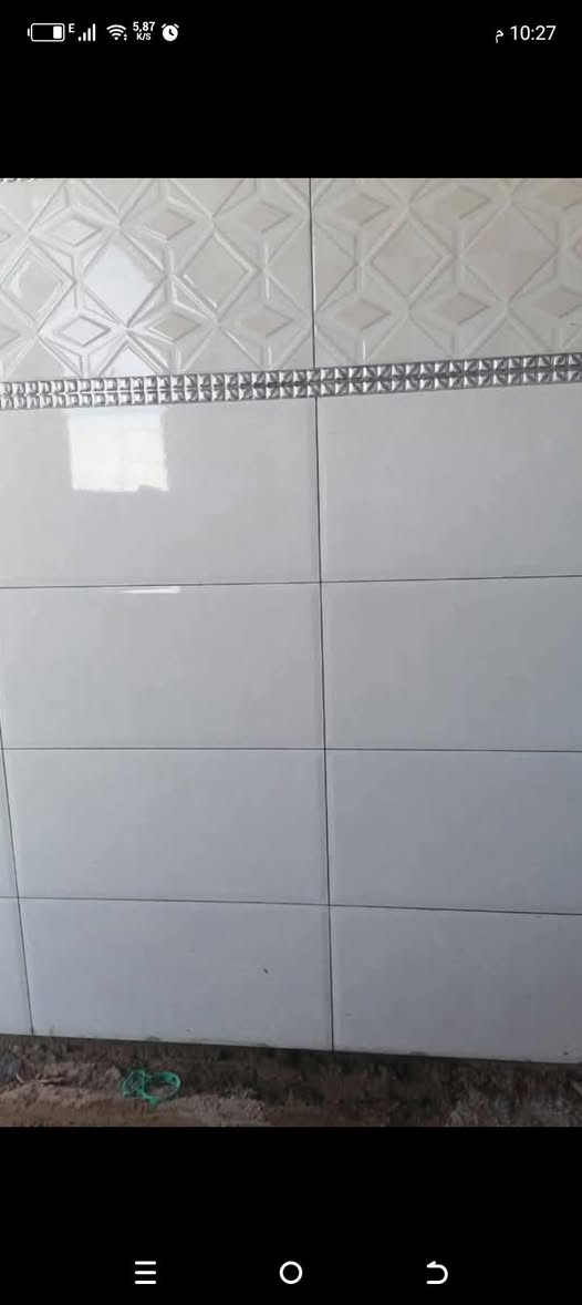 سلام عليكم خلفه سيراميك متفرغ شغل درجه اولى وزن ليزر استلام مهندسين ارضيات جدران ازاره بايات السعر جدران 8 ولارضيه 7 عملي داخل كربلاء فقط يرجى الاتصال على رقم ***********
