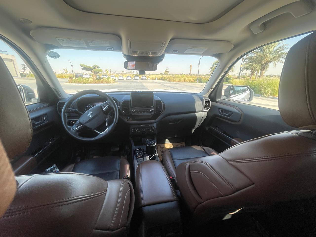 Ford Bronco Sport – 2021
فورد برونكو سبورت – 2021  
مواصفات Badland فوول
مكان السياره اربيل
 المسافة المقطوعة 90 الف ميل
وارد أمريكي
السونار مرفق

المواصفات :
المحرك: 4 سلندر – 2000 تيربو
دفع رباعي 4X4
• الضرر: خلفي بدون ايرباك 
• كير أوتوماتيك 8 سرعات 
• بصمة تشغيل + دخول ذكي
• شاشة وسطية لمس
• Apple CarPlay & Android Auto
• كاميرا خلفية وأمامية 
• حساسات 360
• تحكم ستيرن
• فتحة سقف 
• مثبت سرعة
• ⁠رادار امامي
• ⁠نظام النقطه العمياء
• ⁠نظام خروج عن مسار
• مرايا كهرباء مع طي
• زجاج كهرباء
• أنوار LED أمامية وخلفية
• لايتات نهارية
• أنظمة طرق وعرة G.O.A.T
• ⁠نظام صعود ونزول مرتفعات
• مانع انزلاق
• نظام الثبات الإلكتروني ESP
• مقاعد جلد 
• ⁠تدفئة مقاعد وستيرن 
• بيها اضافة دوسات 
رقم اربيل 
تحويل شرط
سنوية 2028 
جامات تظليل ومذكوره بالسنوية
السيارة نظيفه وعليها سيرفس كامل 
السعر 175$ وبيها مجال
للاتصال ***********
