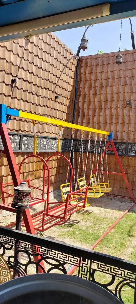 العاب  
مراجيح  مسطبات كراسي  منقلات شواء مزلحكانه ميزان سفينه 
داخل الصفحه اكثر من 600 تصميم
ديالى /بهرز
شغل حسب الطلب الاسعار حسب الحجم والتصميم 
للاستفسار
مراسلة الصفحه أو
✅واتساب ***********
🔴توجد خدمة توصيل
