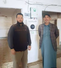 منظومة شمسية • ألواح لونجي 615واط • بطارية ليثيوم 5كيلوواط