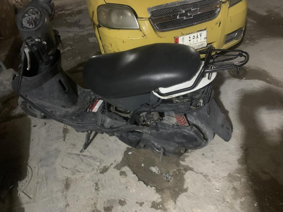 السلام عليكم للبيع دراجة اكزز تريت نوزل محرك بجيس صوت ناعم كهربائيات كامله لا تنقيص ولاتبخير نقص كفرات سعر 400وبيه مجال رقمي *********** عنواني بغداد الحريه
