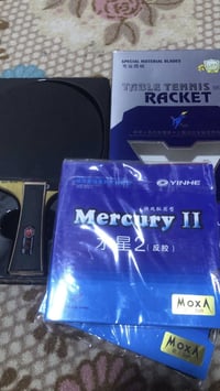 مضرب تنس طاولة الخشبة Friendship 729 Z2 كاربون 5+2   المطاط الوجهين Yi...