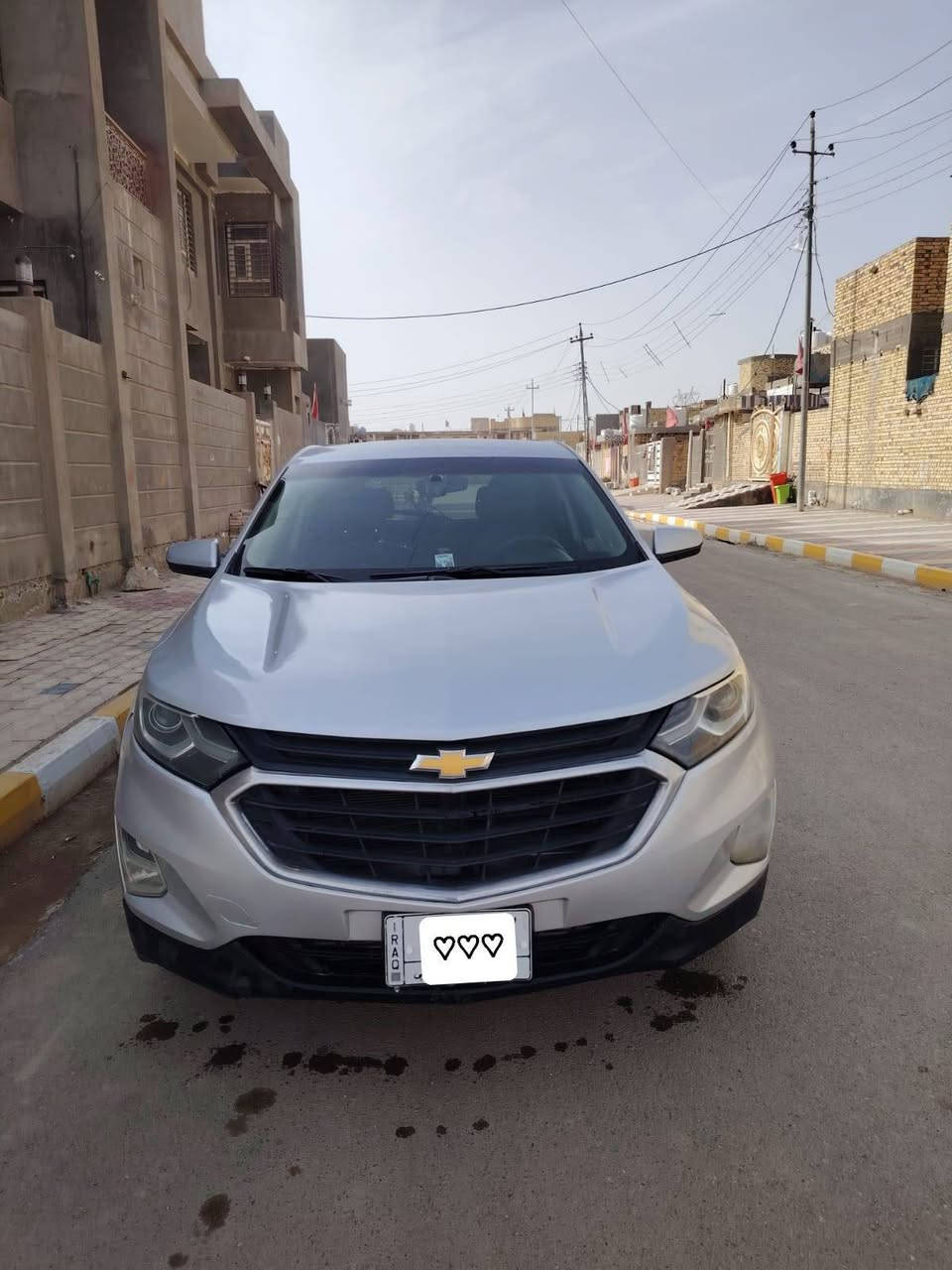 السلام عليكم ورحمة الله وبركاته 
شوفرليت كوينكس 2018 رقم ذي قار مشروع وطني تحويل ثاني يوم /امريكي تبديل جاملغ الامامي بدون ضرر داخلي ورشات تجميل قليله وصور الحادث وموجود بالصور /سياره جاهزه من كل شي محرك حداديه تخم تاير تبريد ثلاجه /ماشيه 66 فقط حقيقي /شاشه كاميرا خلفيه حساسات خلفيه /5بصمات /تحكم استيرن جهتين /السعر 115/للاستفسار الاتصال على الرقم *********** او *********** العنوان ذي قار قضاء النصر
