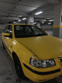 سمند موديل ٢٠٠٩  اجره رقمها بغداد باسمي بيها طخه بلصندوك موضحه ب الصور...