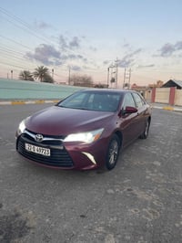 كامري موديل 2016 بيها قطعتين ونص صبغ شرط بدون دواخل مكفوله من الشخط وا...