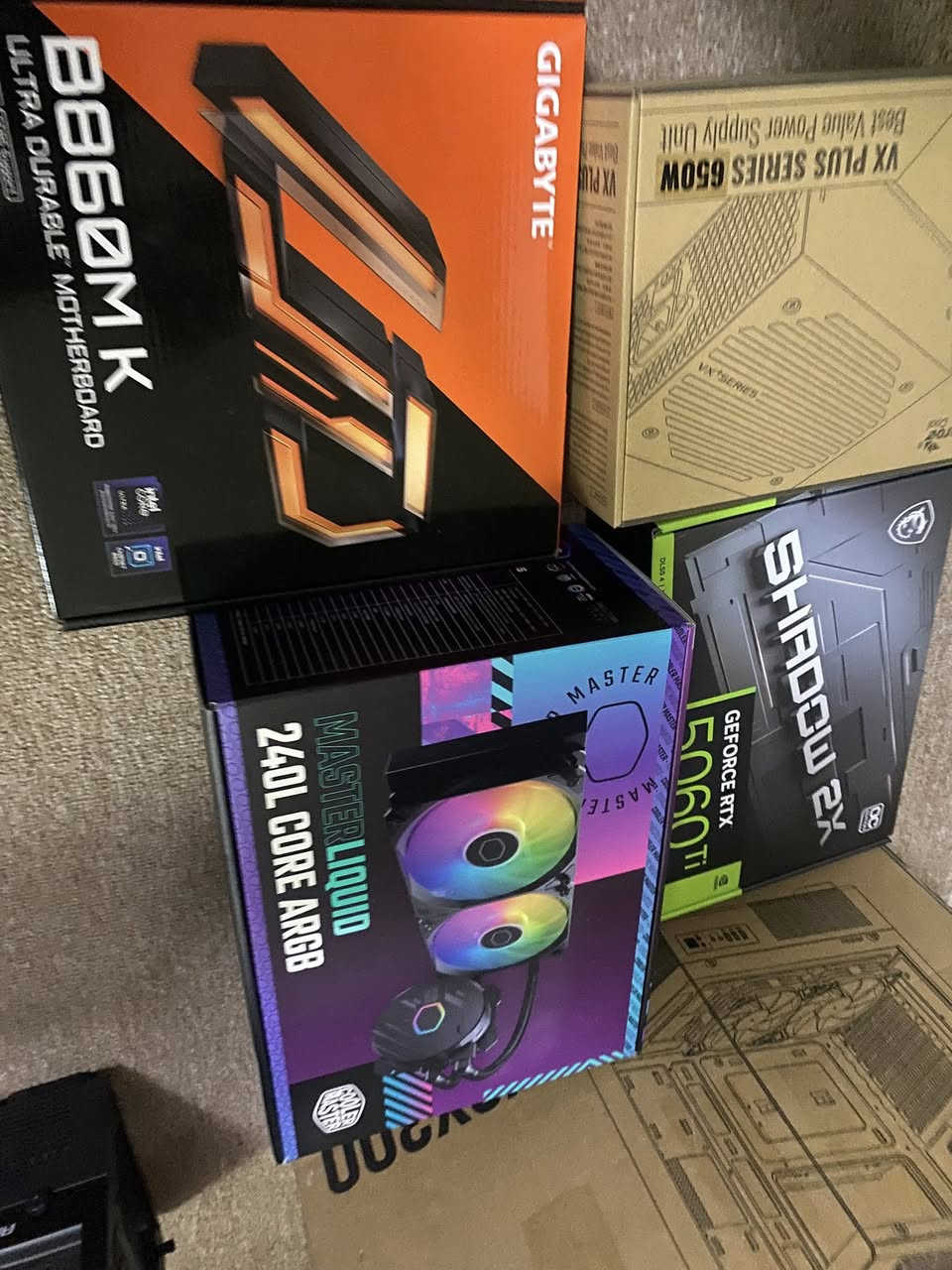 PC i5_14400F RTX 5060ti 16GB 32ddr5
PC 5060 16GB RTX14400F
2x16 ddr5 32 الرامات
واحد تيرا
تبريد مائي ضايفله
وكدامك بالصور كلشي موضح 

شاشه ألعاب كيمنك مقوسه 1800 مودرين من شركه msi
34 بوصه

UPS 2000VA

كيبورد وماوس من شركه دراكون 

كل هذني الغراض مشتريهن قبل شهر بالضبط مع الوصولات والتاريخ والضمان سنه لكل وحده بيهن يعني تجميعه وشاشه وكلشي من هذا الشهر أسبوع ممستدخمه
يعني الي ياخذه ل يحسب ماخذ مستعمل جديده %100
إذا تأخذ التجميعه كامله أكيد حيكون فرق بالسعر وانزلك منه وتعرف بعد شنو أسعار السوك هسه واكيد شايف الأسعار الأقل من مواصفات مالتي ب سعر مالتي لأكن مستعجل
للبيع
مكاني بغداد


**إذا كنت صاحب هذا الإعلان وتريد حذفه لأي سبب، رجاءا أرسل رسالة إلى الدعم الفني**