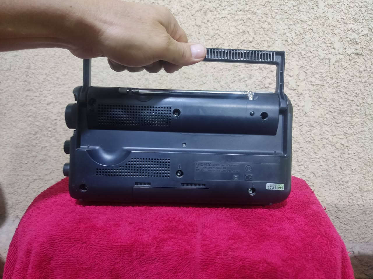 سوني
باتري كهرباء 
شرط الشغل والنظافة 
ثلاث موجات am fm sw 
50 مع التوصيل


**إذا كنت صاحب هذا الإعلان وتريد حذفه لأي سبب، رجاءا أرسل رسالة إلى الدعم الفني**