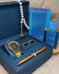 بكج رجالي فاخر • ساعة أنيقة • توصيل العراق