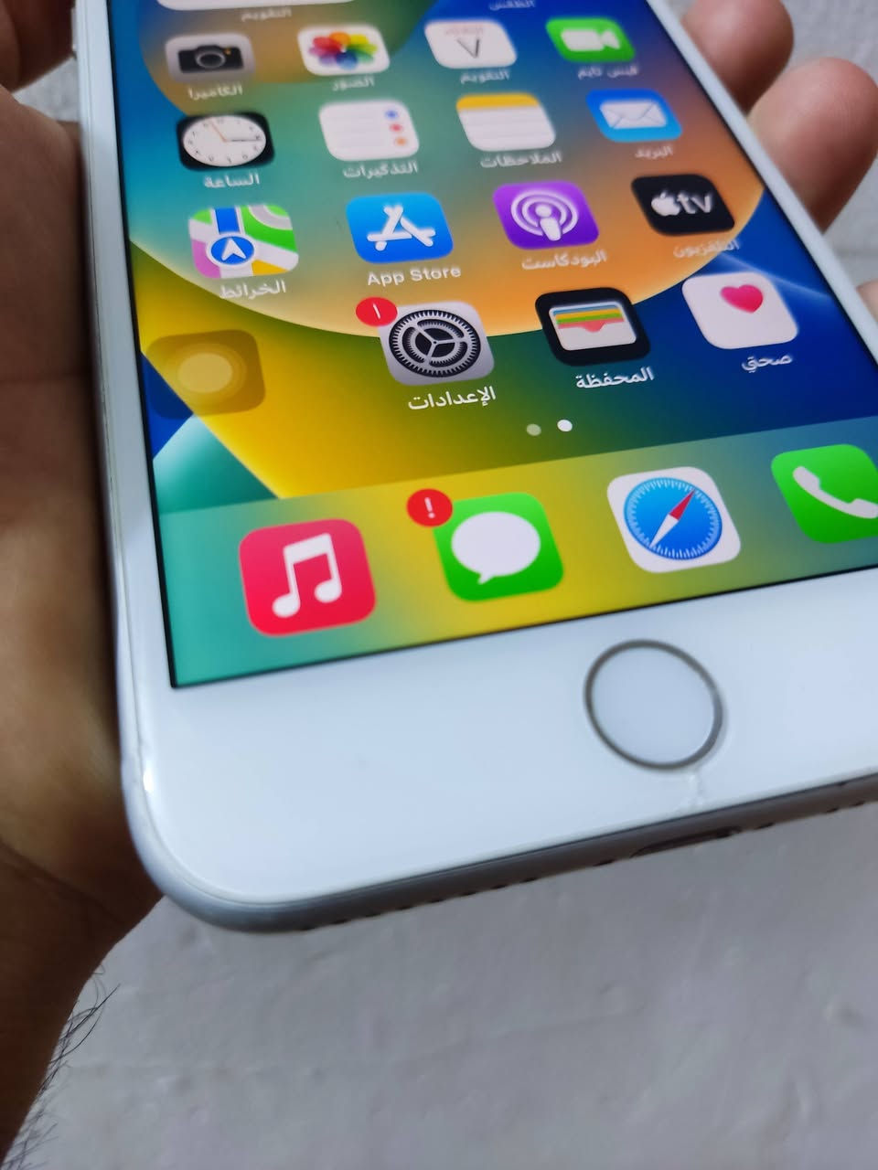 للبيع أو امراوس iPhone 8 Plus مكفول كفاله عامه نضافه 95
المواصفات👇

1.الذاكره 256GB البطاريه 100 أمبدله اصليه وبي طختين 
بلطرف كلش وصغار ما امبينات بعيدات عن الشاشه كلش مثل ما 
موضح  بلصور  فقط جهاز كلش نضيف الله شاهد وكله مكفول شحن اتصال صوت تكنيك كامرات كله مكفول ✅ يجي ويا كفر ولاسق حمايه 
السعر 175الف وبي مجال قليل ولحد يكسر بلسعر رجائآ مكاني بغداد ابو غريب وهاذه رقمي ‏‪***********‬‏ بي واتساب
