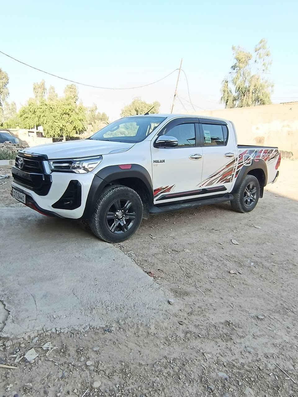 لالسلام عليكم هايلوكس TRD ٦سلندر فور ويل مكفوله كفاله عامه ساز موديل ٢٥ ماشيه ٣١ بعدها بل ضمان فول موصفات معروفه موصفات ساز سعر ٣٩٠ عنوان بغداد حي البتول مراوس جكساره ٢٢ ابو احمد ***********
