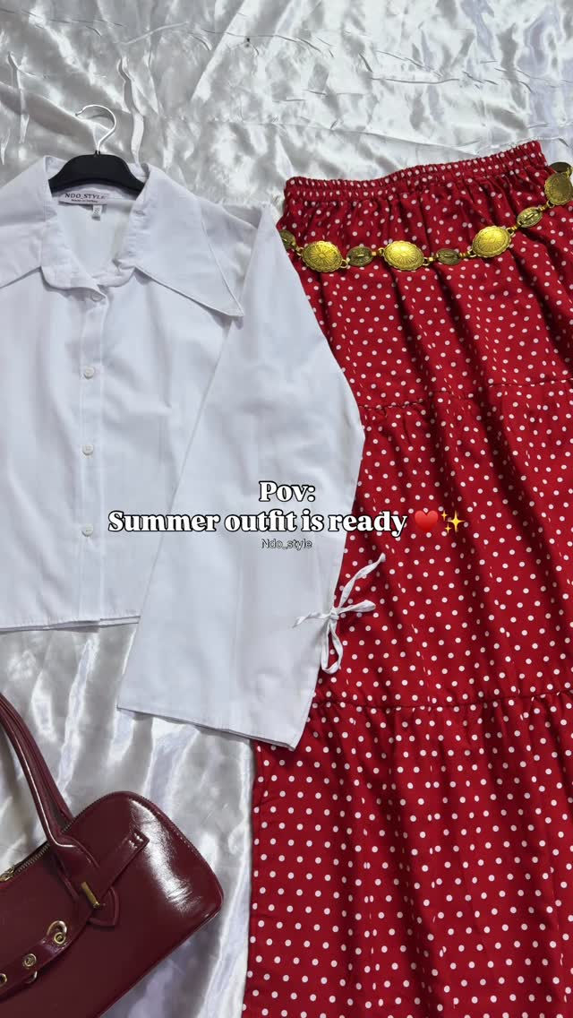اوتفت صيفي تنوره وقميص ب٢٥ الف فقط❣️
…….
طول تنوره كامل 100cm ،فري سايز
قميص قياساتs,m,l,xl
……..
#ترند #العراق #summer #explorar #outfit


**إذا كنت صاحب هذا الإعلان وتريد حذفه لأي سبب، رجاءا أرسل رسالة إلى الدعم الفني**