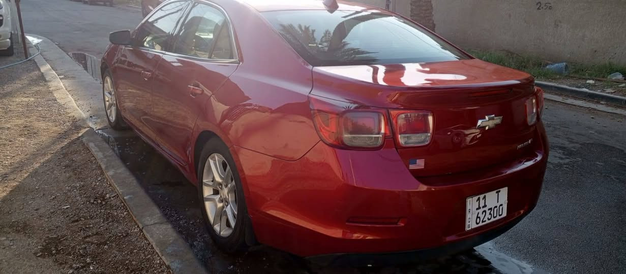 السلام عليكم ماليبو موديل 13 وراد امريكي بدون حادث سياره جاهزه مكينه جديده  كير كهربائيات كلها جاهزه فول مواصفات فتحه تحكم جهتين شاشه كشنات كهربائي بيها كم قطعه صبغ ابيع حزام مكاني بغداد المنصور استفسار ‏‪***********‬‏
