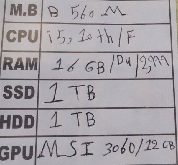 كيس للبيع
مواصفات قويه موجوده في الصوره 
يشغل العاب/برامج مونتاج/واداء قوي 
اكتب سعرك بل تعليقات


**إذا كنت صاحب هذا الإعلان وتريد حذفه لأي سبب، رجاءا أرسل رسالة إلى الدعم الفني**