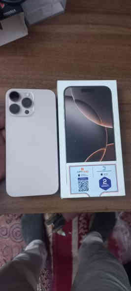 ‏ 16 Pro ماكس شرق أوسط بطارية 100 الذاكرة 256 الجهاز ملحقات ايه كاملة السعر152 المكان نجف الاشرف أو به مجال ***********
