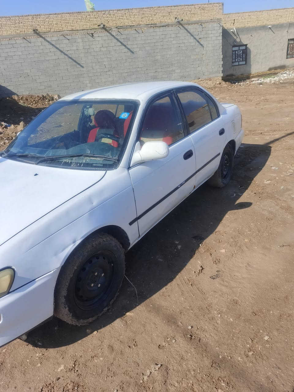 كورلا نقصها تبريد بوري مكسور وحداديه ما مصبوغة صبغ عام بيها رشات صبغ فقط سنويه لل ٣٠رقم نكليزي بسم ولد بناصريه بيها الباب السايق مخيس محرك وگير كفاله المحرك ١٨٠٠المرغوب السعر  ٤٨ ‏‪***********‬‏
