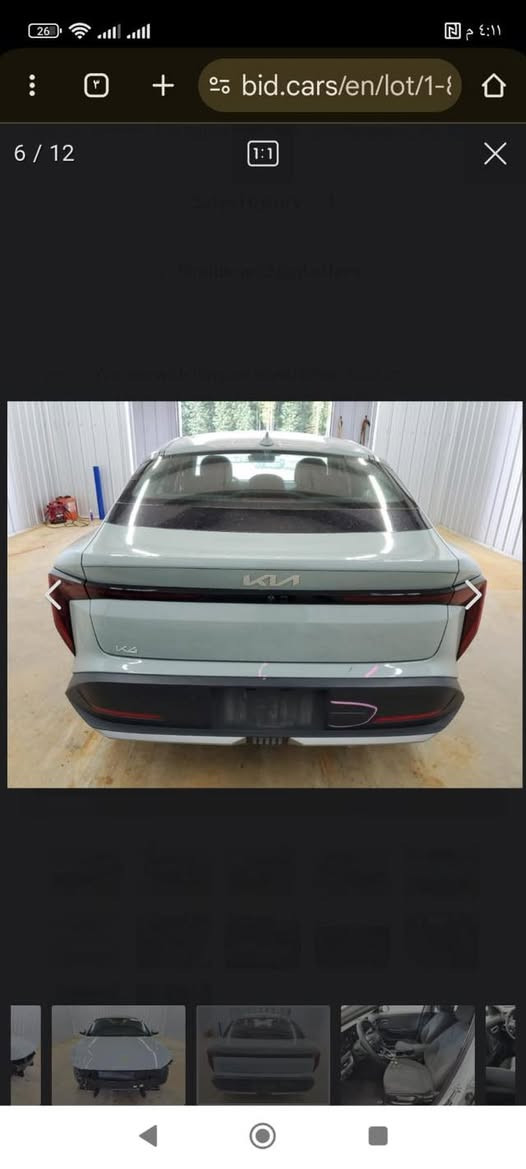 السلام عليكم 
كي 4 موديل 25 
موصفات lx
بعد 5 أيام توصل للميناء 
سعر 122 وبيها مجال 
اتصال او واتساب ***********
