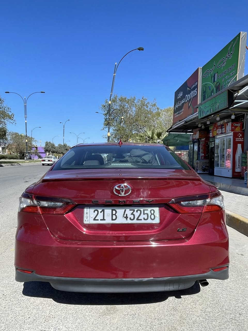 السلام عليكم كامري للبيع 2022 
ضرر قبق صندوك فقط
سياره كلش حلوه ونضيفه ماشيه (67)ألف 
رقم سليمانيه بأسمي تحويل ثان يوم 
(LE) معروفه مواصفات 
السعر (173) وبي مجال 
مكان كركوك 
رقم الهاتف (***********)
