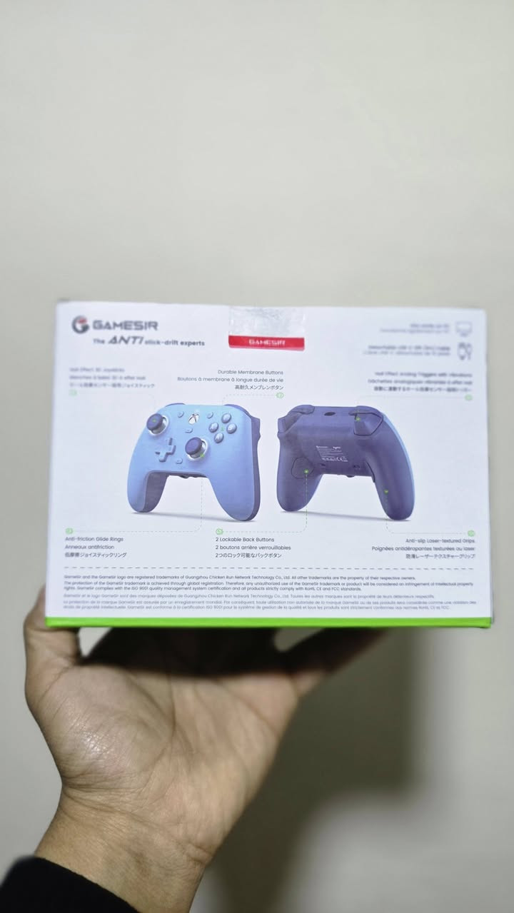 جويستك gamesir (g7.se) للبيع مستخدمه 10 ايام فقط مع اشتراك كيم باس شهر كامل مجاني مع محول (OTG) تايبسي ولايتننك كلهن ب65 
وبالسوك بس الجويستك ب65 مكاني فلوجه 
***********
