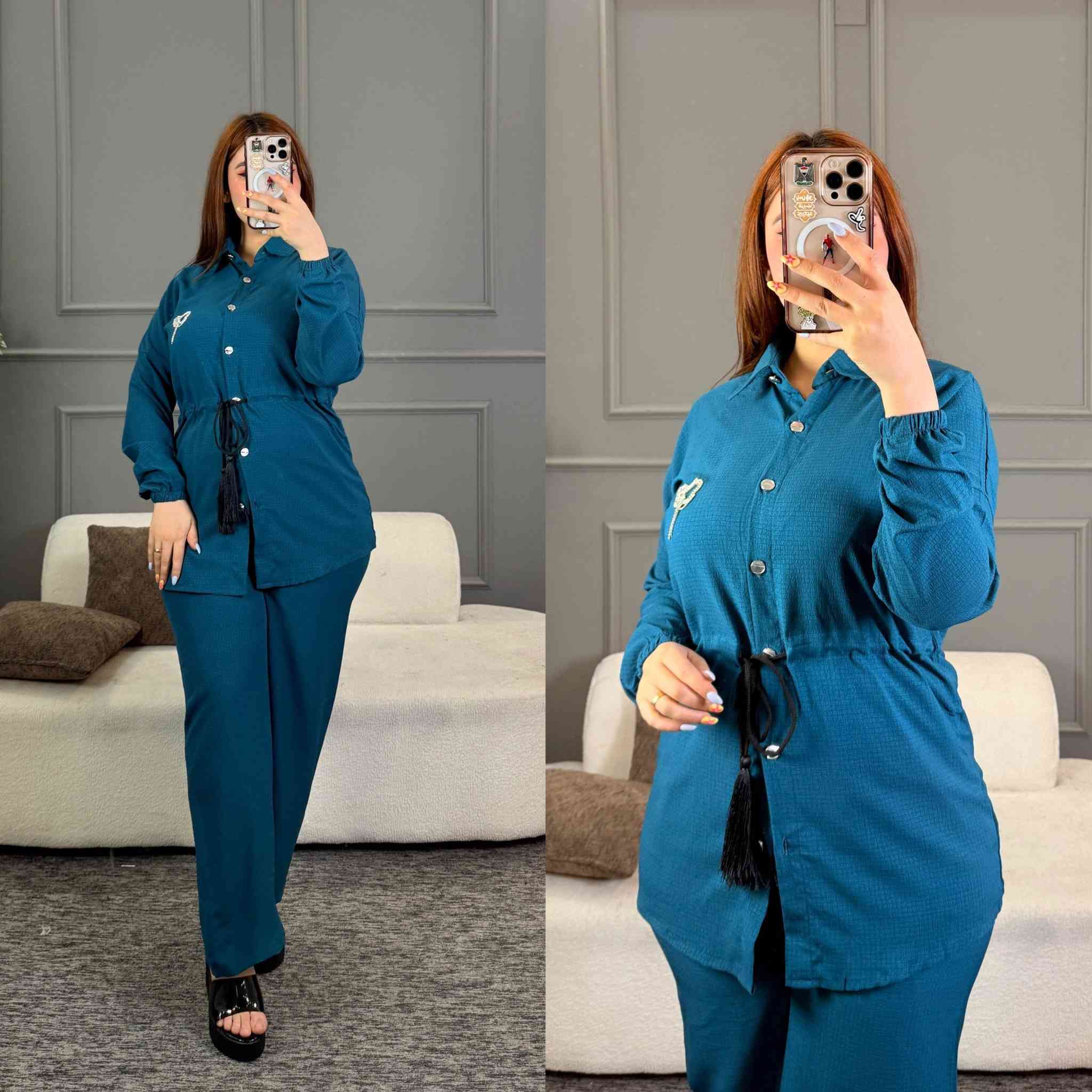 سوت نسائي ربطة خصر ودكم 

الخامه ماربل كلنكس بارده اصلي  💯

القياسات L - XL - XXL

سعر الدرزن 12 قطعه 120 الف 

سعر القطعه مفرد  15  آلف


**إذا كنت صاحب هذا الإعلان وتريد حذفه لأي سبب، رجاءا أرسل رسالة إلى الدعم الفني**