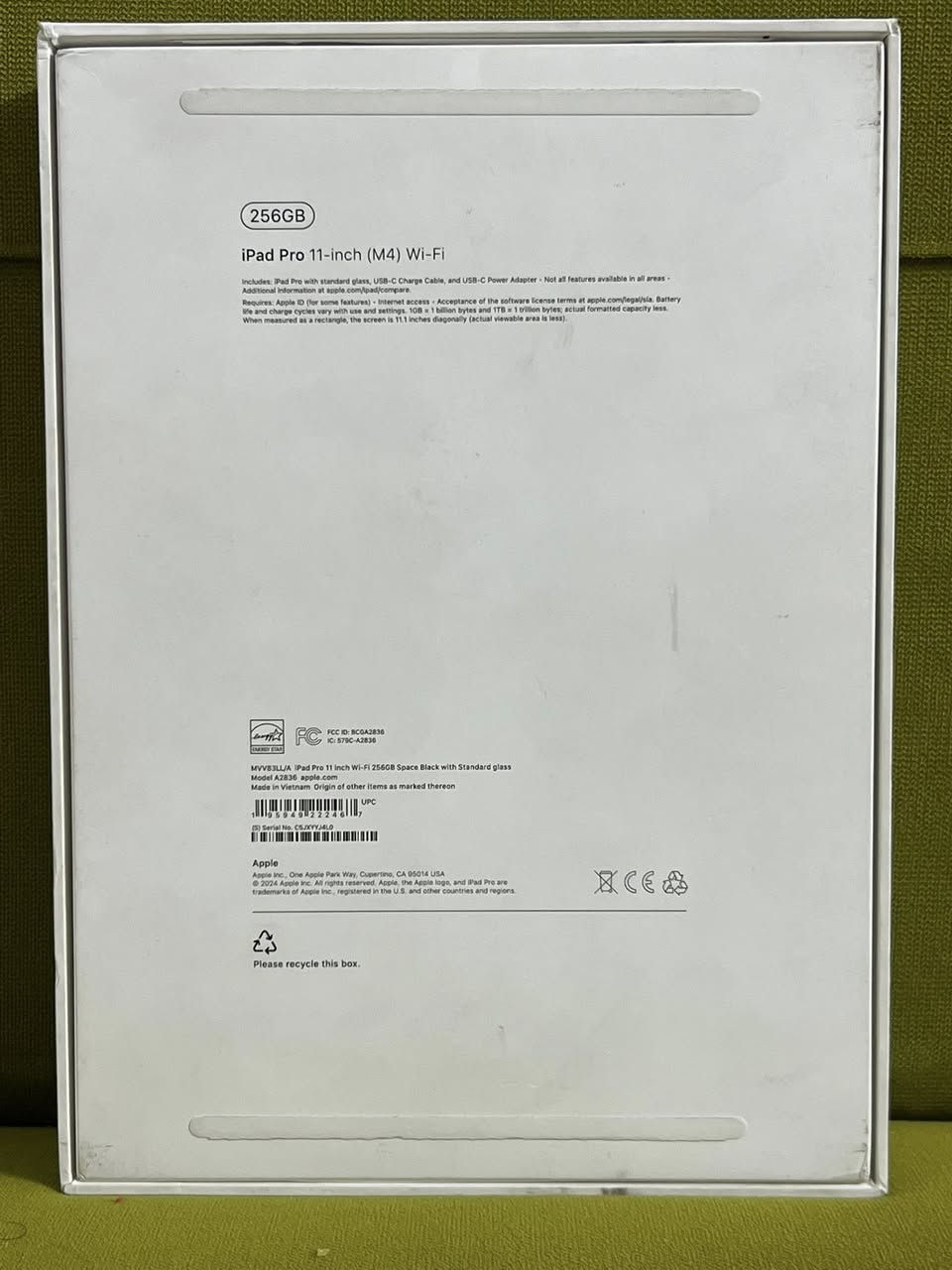 السلام عليكم ايباد￼ iPod ￼ Pro M4 ￼نضيف كلش البطارية 100.     عدد الدورات 56. دورة و كامل الملحقات الكارتونه والشاحن والكيبل وهم ويا الكفر دفتر 📓 وقلم. والسعر مليون.  1,000,000  واتساب.  ***********￼
