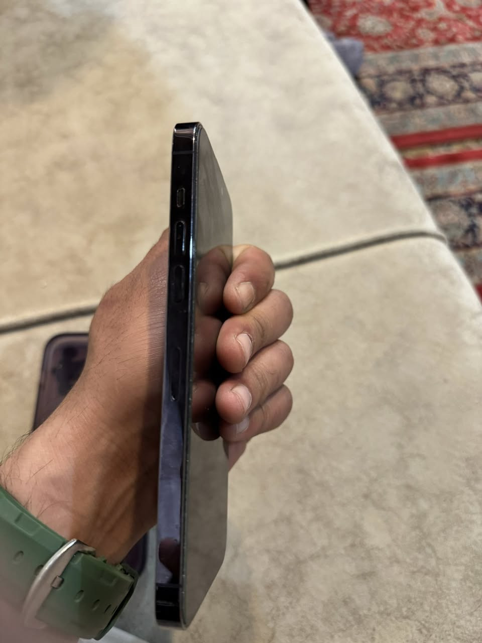 السلام عليكم ايفون ١٤برو ماكس ذاكره ٢٥٦ماستر شرق اوسط 
بطاريه ٨٥نضيف 
السعر ٨٠٠
***********
