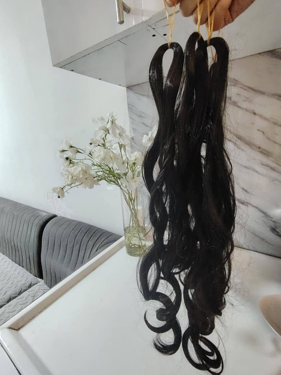 السلام عليكم
١٠ قطع باروكات طويل وقصير 
١٠ قطع خصل 
السعر كلهن ب ١٥ مع التوصيل 
الإستفساراو الحجز  ع الواتساب ***********
او بيج الفيس امازون العزاوي
