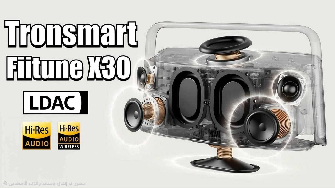 سلام عليكم
Tronsmart Fiitune X30 🖤✨
سبيكر فاخر من Tronsmart مصمم ليمنحك تجربة صوت غامرة بتفاصيل غنية وتصميم راقي يلفت النظر 🎶🔥
يأتي بنظام صوت 2.2.1 ثلاثي القنوات مع عدة درايفرات وسبوفر قوي بقوة إجمالية تصل إلى 80W ⚡، ليقدم صوت ممتلئ مع باس عميق وتفاصيل واضحة تملأ المكان بكل قوة.
يدعم Hi-Res Audio + LDAC 🎼✨ حتى تسمع تفاصيل أكثر ونقاء أعلى من السماعات التقليدية، مع تقنية Spatial Audio وسماعة علوية تعطي إحساس صوت محيطي يحيطك من كل اتجاه 🌌🔊
الاتصال عبر Bluetooth 5.3 سريع وثابت بدون تقطيع 📡، مع دعم تطبيق Tronsmart للتحكم بالصوت وEQ وتخصيص التجربة حسب ذوقك 🎛️🔥
البطارية تدوم حتى 14 ساعة تشغيل 🔋⏳، ويأتي بمقاومة ماء IPX6 حتى يناسب الجلسات والطلعات بكل ثقة 💧⚡
تصميمه المعدني الأنيق مع الإضاءة المحيطية ولمسة الـ Premium يخليه أكثر من مجرد سبيكر… قطعة فخمة تكمل أي Setup أو جلسة 🖤✨
✨ Tronsmart Fiitune X30…
 صوت سينمائي، باس قوي، وتجربة Hi-Res ترفع مستوى الاستماع بالكامل
للاستفسار على الخاص
شرط غراضها بلباكيت


**إذا كنت صاحب هذا الإعلان وتريد حذفه لأي سبب، رجاءا أرسل رسالة إلى الدعم الفني**