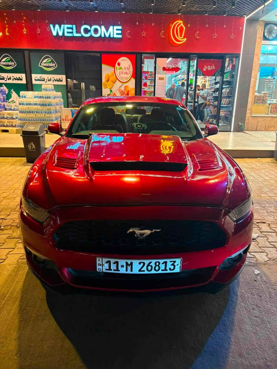 السلام عليكم
Ford Mustang 2015 v6
engine 3.7

اضافات 
شوتة bbk
هدرز bbk
داون بايب 
 اكس بايب 
برمجة بوب كورن 
بنيد فايبر الياف 
دواخل كاربون فايبر 
ويل حجم ٢٠ اصلي 
ممشى ٤٥ الف ميل 
بجم كبس 

واتساب ***********
