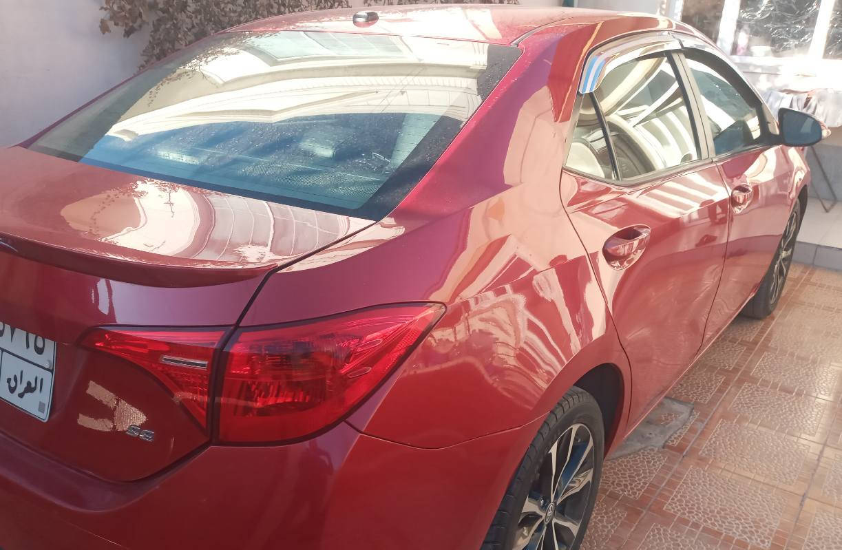 كورولا 2017
فئه الSE
فول كامل ماعدا فتحه سلايت وكير سبورت وشفتات ستيرن وكشن مطعم جلد ويلكب سبورت اصلي فول عدا سلايت 
الضرر فقط بونيد سياره تستخدام شخصي مال جناي 
السعر ١٣٣ وبي مجال بسيط 
للاستغسار  *********** بي واتس اب
