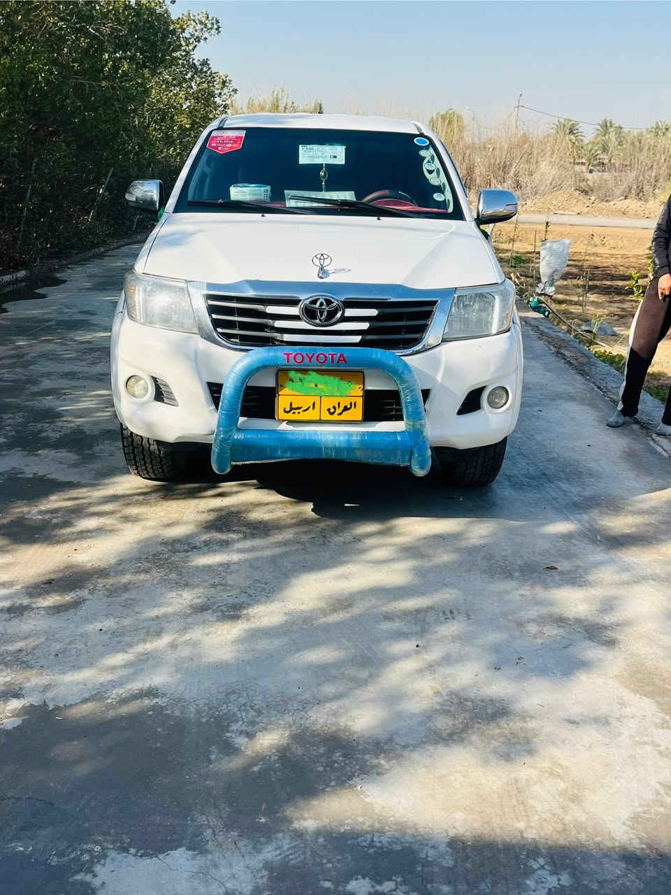 يا الله سلام عليكم 
للبيع بيكم هايلوكس 4x4سياره كفاله عامه كير محرك عشركه ماشيه 240
سياره تخم تاير جديد ويل كروم 
سدر جديد رقم اربيل تريد وكاله تريد تحويل سعر 190 وبيها مجال 
مكان واسط صويره شحيميه 
رجآن  رجآن المو شراي لا يتصل 
غير متواجد فيس 
***********
