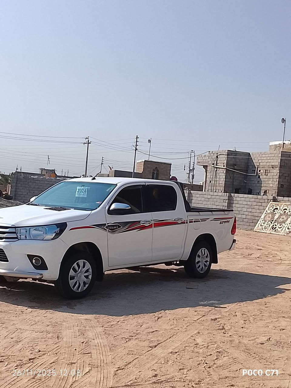 سلام عليكم للبيع بيك موديل 2018 كاز كير عادي تبريد حداد تخم تاير جاهزه رقم بصره بسمي سنويه 30  المكان البصره الدير الهاتف *********** السعر 165 وبيها مجال الطيبين
