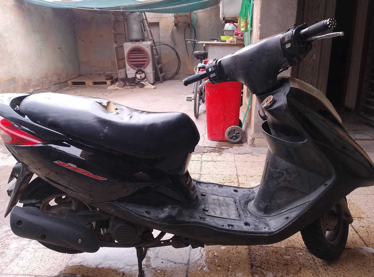 سلام عليكم دراجه بريز للبيع دراجه خير من لله دراجه شلعه معدل سلف هندر كهربائيات كلهن  شغاله شراي يتصل على الرقم *********** 
دراجه مكانه بغداد
