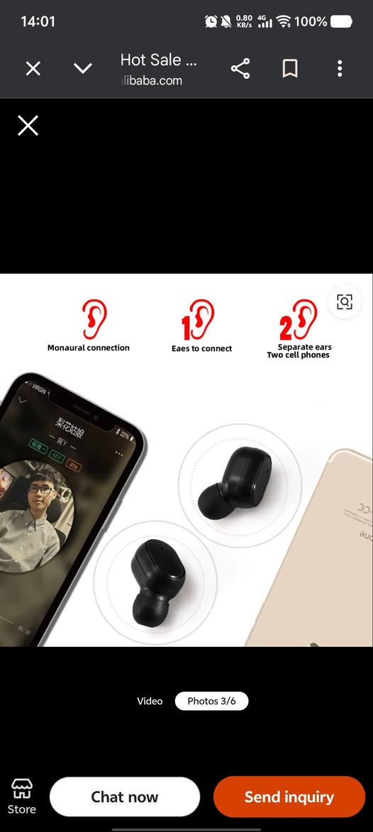 سماعات للبيع اب 5000 دينار
Tws Bt 5.3 A6s Headphones Wireless Earbuds Non-noise Reduction Hands-free Earbuds Airdots


**إذا كنت صاحب هذا الإعلان وتريد حذفه لأي سبب، رجاءا أرسل رسالة إلى الدعم الفني**