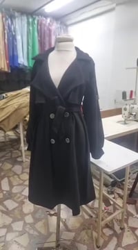 شروة • مانطو جوخ نسائي • مقاسات ٤٠-٥٠