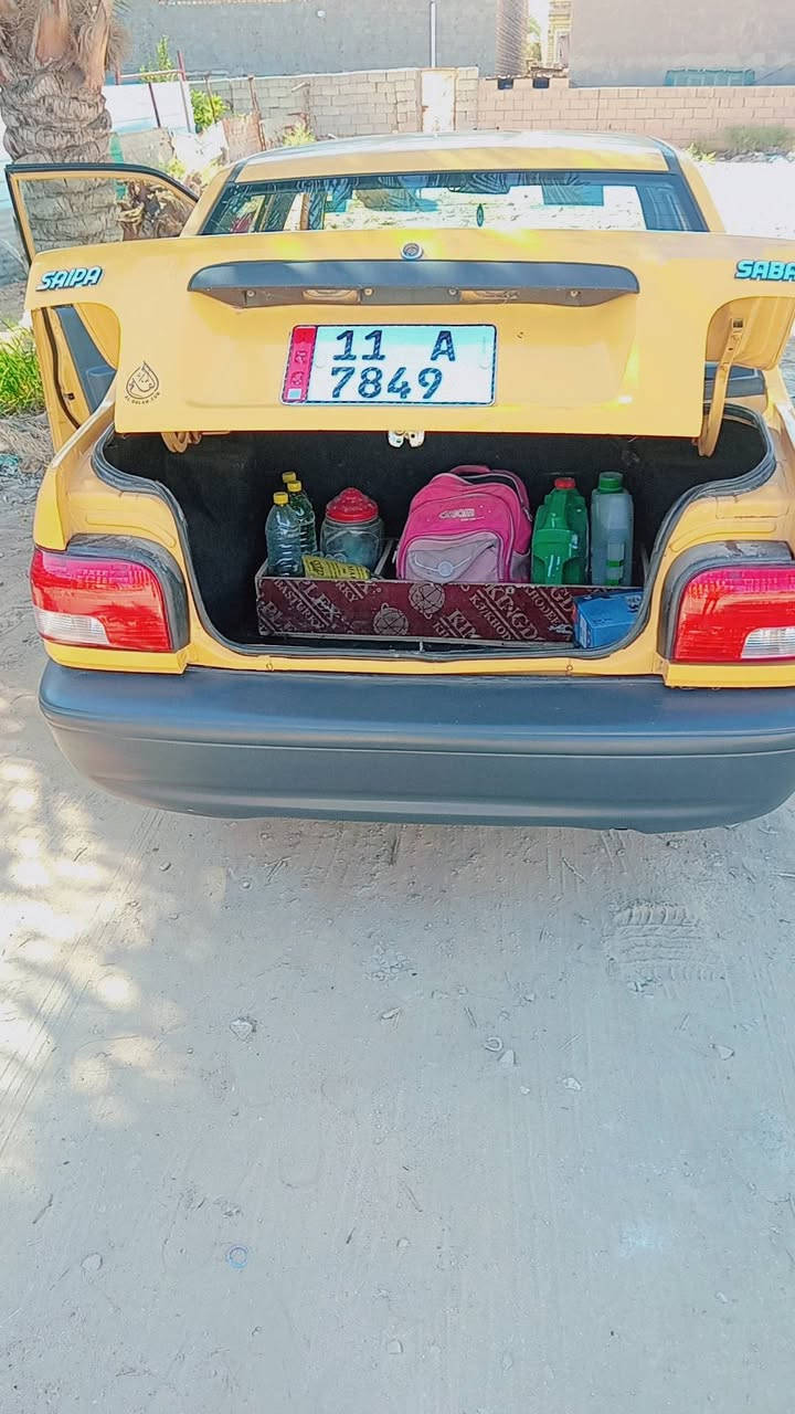 سلام عليكم سايبا ٢٠١٥ رقم بغداد انكليزي بسمي سياره كفاله عامه لاضربه ولاتبديل مكينه وكير وتبريد وتخم تايرات سياره جاهزه من كلشي مامشتغل تكسي لسعر ٣٨ وبيه مجال لطيبين رقم صاحب لسياره ***********
