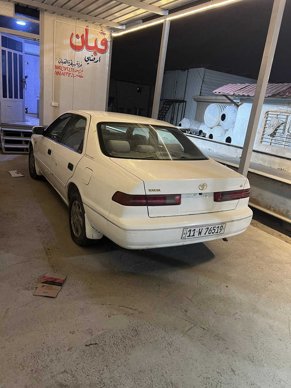 السلام عليكم كامري خليجي موديل1998 صبق حزام بدون ضربه تبريد ثلج مكانه بغداد سعر 65 )***********
