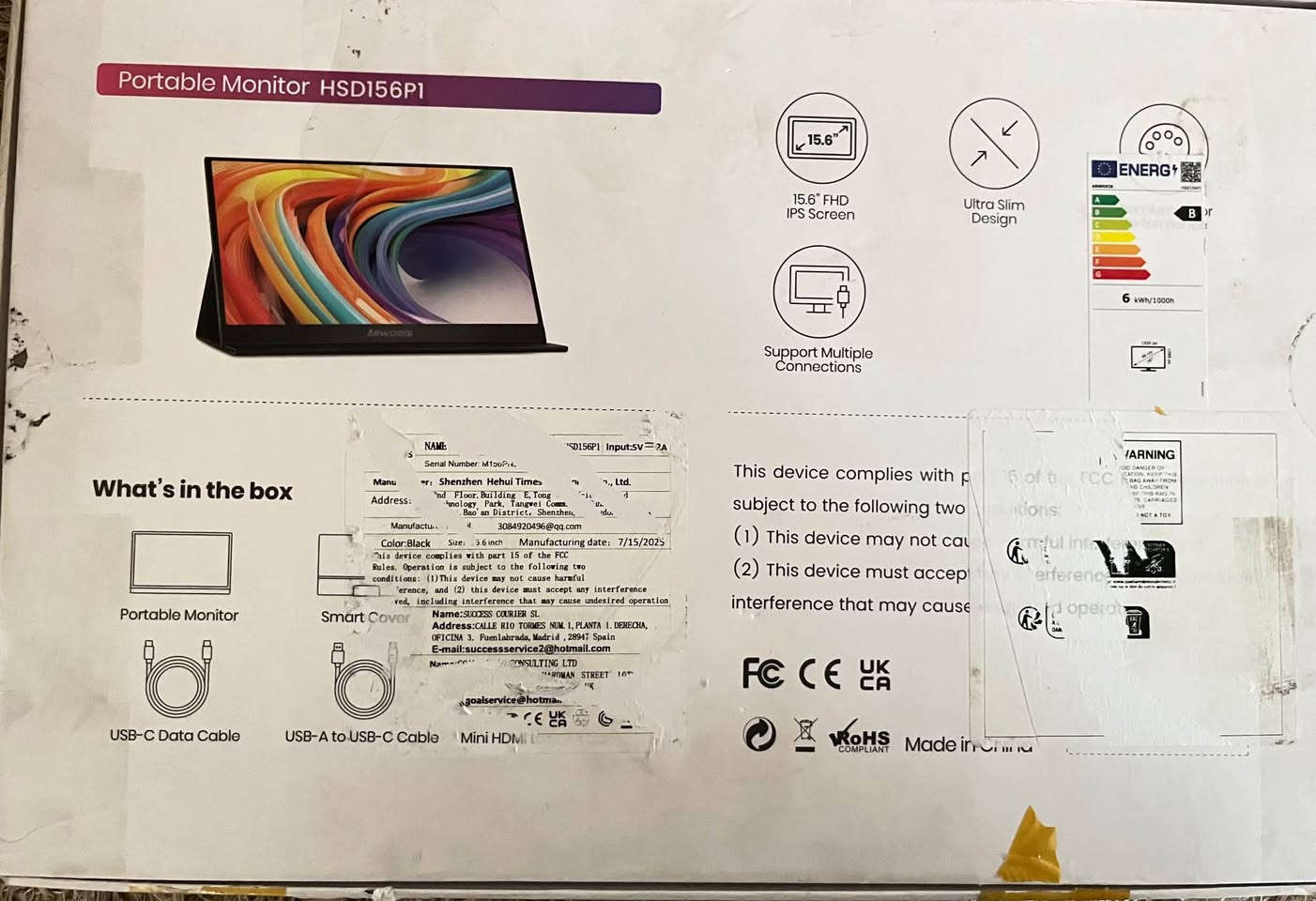 💻 شاشەی پۆرتەبڵ (Portable Monitor) ARWOEIS
بۆ لاپتۆپ، مۆبایل، و پلەیستەیشن
✅ تایبەتمەندییەکان:
• قەبارە: 15.6 ئینج (FHD IPS) ڕوونییەکی زۆر بەرز.
• دیزاین: زۆر تەنک و سووک، بە ئاسانی دەگوازرێتەوە.
• پەیوەستکردن: کاردەکات لەسەر (Type-C و Mini HDMI).
• کەلوپەل: هەموو وایەرەکانی لەگەڵدایە + کەڤەری پارێزەر (ستاند)
💰 نرخ: 120 هەزار دینار (معامەلەیەکی زۆر کەم).
📍 ناونیشان: سلێمانی - پیرەمگروون.
🚚 گەیاندنمان هەیە بۆ هەموو شارەکان. دخان, السليمانية


**إذا كنت صاحب هذا الإعلان وتريد حذفه لأي سبب، رجاءا أرسل رسالة إلى الدعم الفني**