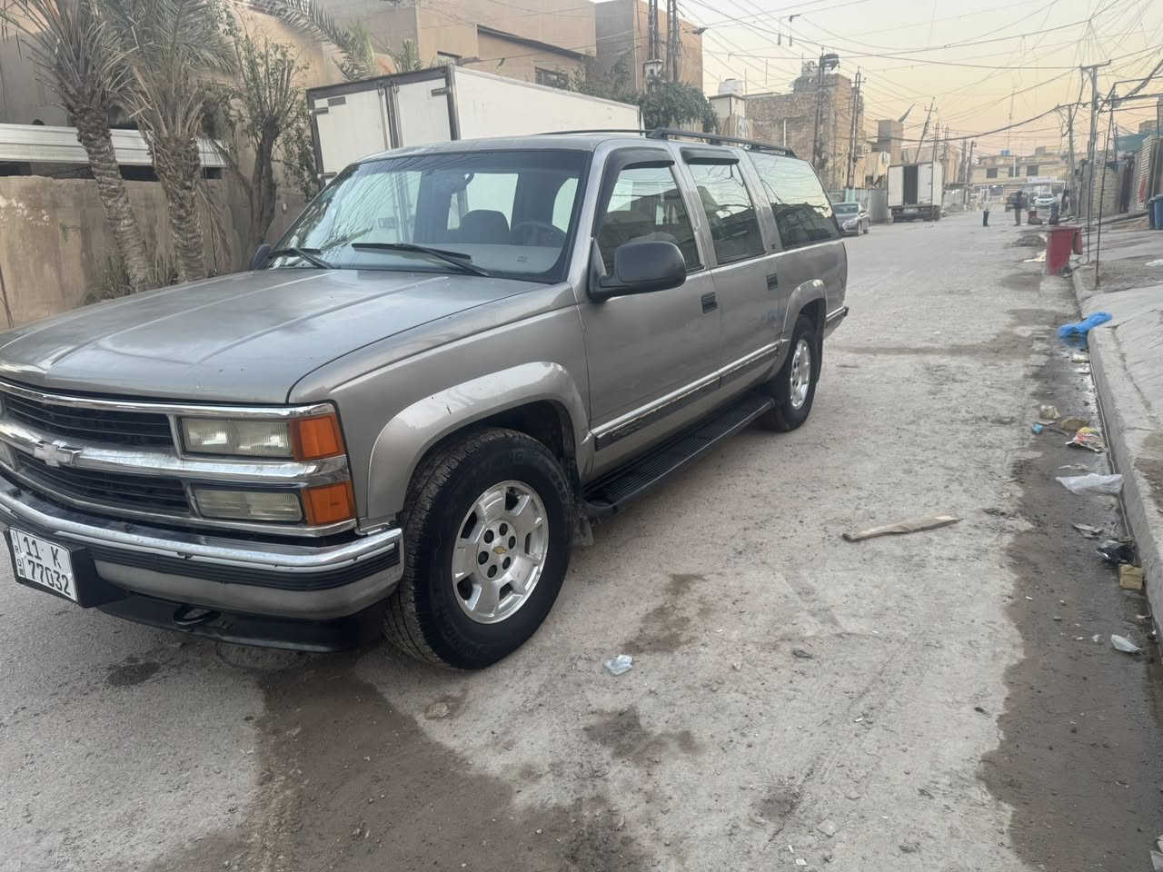 السلام عليكم سيارة جمسي للبيع مديل 99  بغداد خصوصي رقم دولي سيارة جاهزه مكينه 350 كير 700 العنوان بغداد السعر 67وبيهة مجال  الاتصال على الرقم ***********
