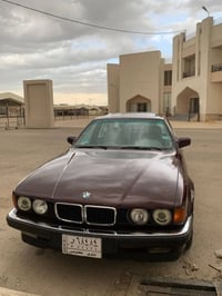 BMW 730 v8 تبريد شغال موديل 93 ￼￼￼ سلايت طكتين اصل 8 4تايرات جدد ضربته...